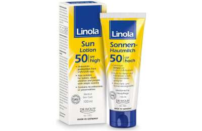 Linola Sun молочко  для лица и тела SPF50 100 мл